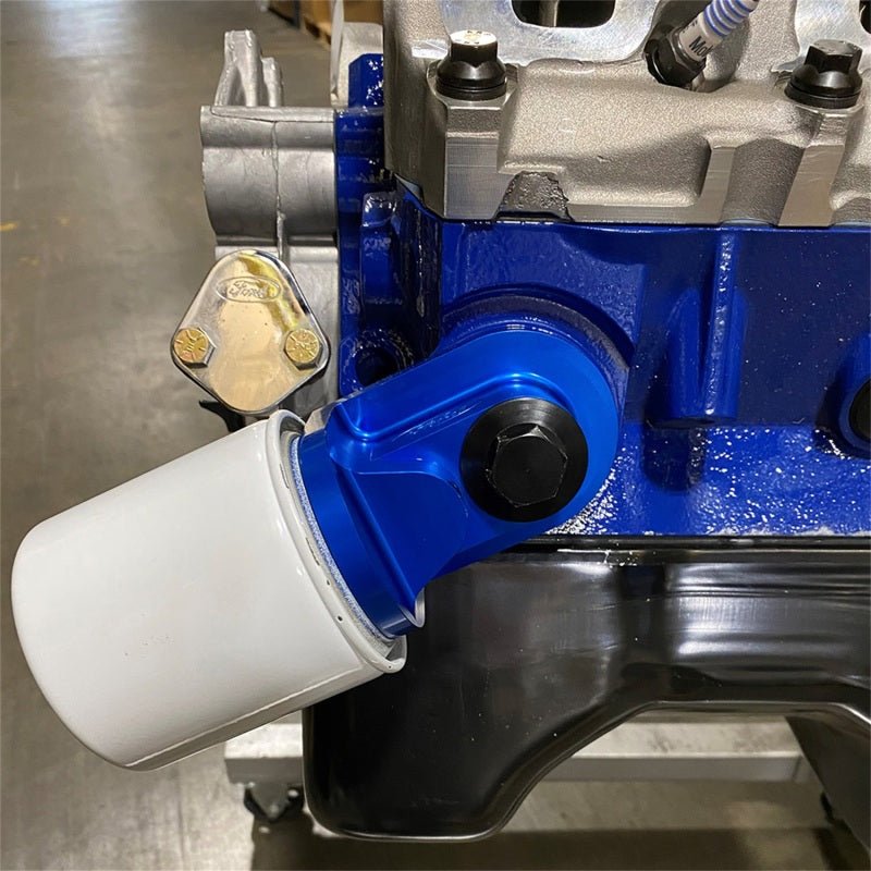 Ford Racing Push Rod V8 90 Degree Billet Oil Filter Adapter-Oil Filter Other-Ford Racing