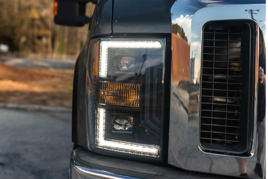 Ford Super Duty (08 - 10): Morimoto XB Hybrid LED Headlights - Headlights - Morimoto XB LED Headlights