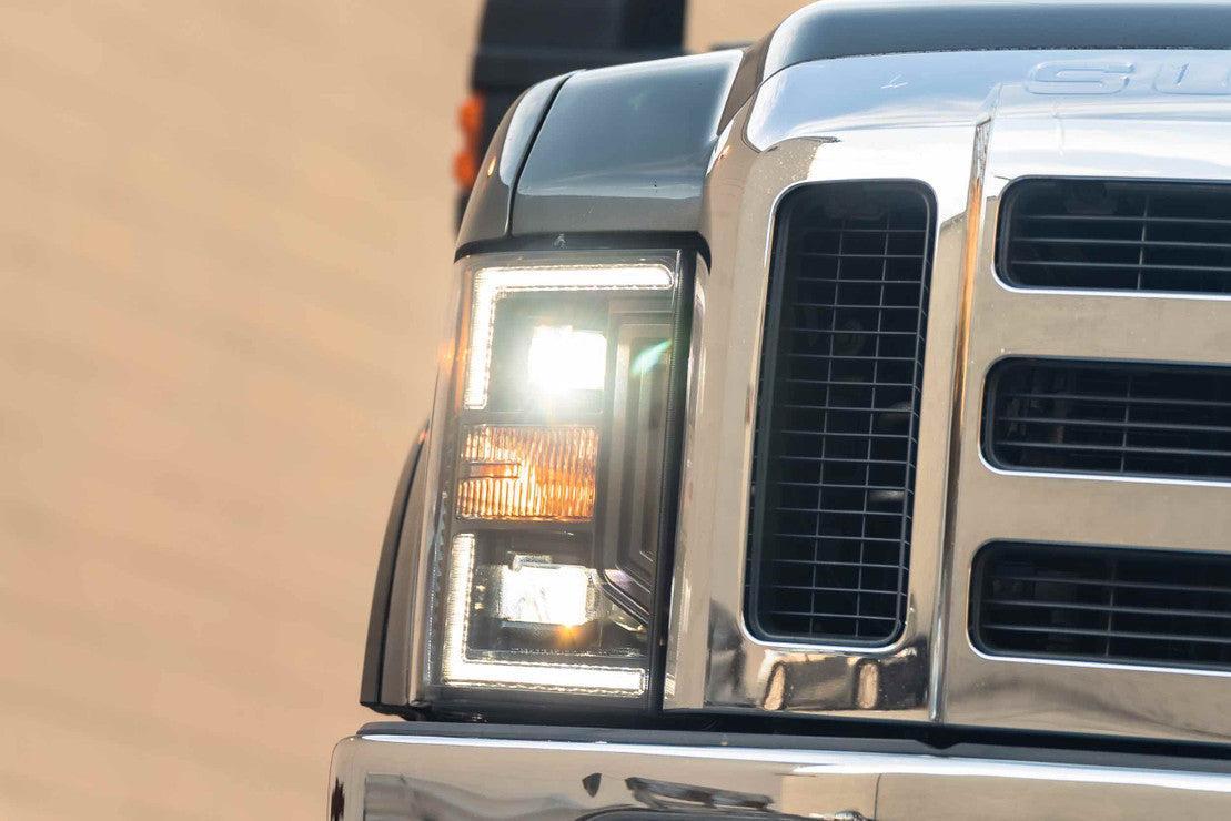 Ford Super Duty (08 - 10): Morimoto XB Hybrid LED Headlights - Headlights - Morimoto XB LED Headlights