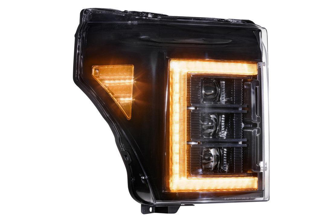 Ford Super Duty (11 - 16): Morimoto XB LED Headlights (Amber DRL) - Headlights - Morimoto XB LED Headlights