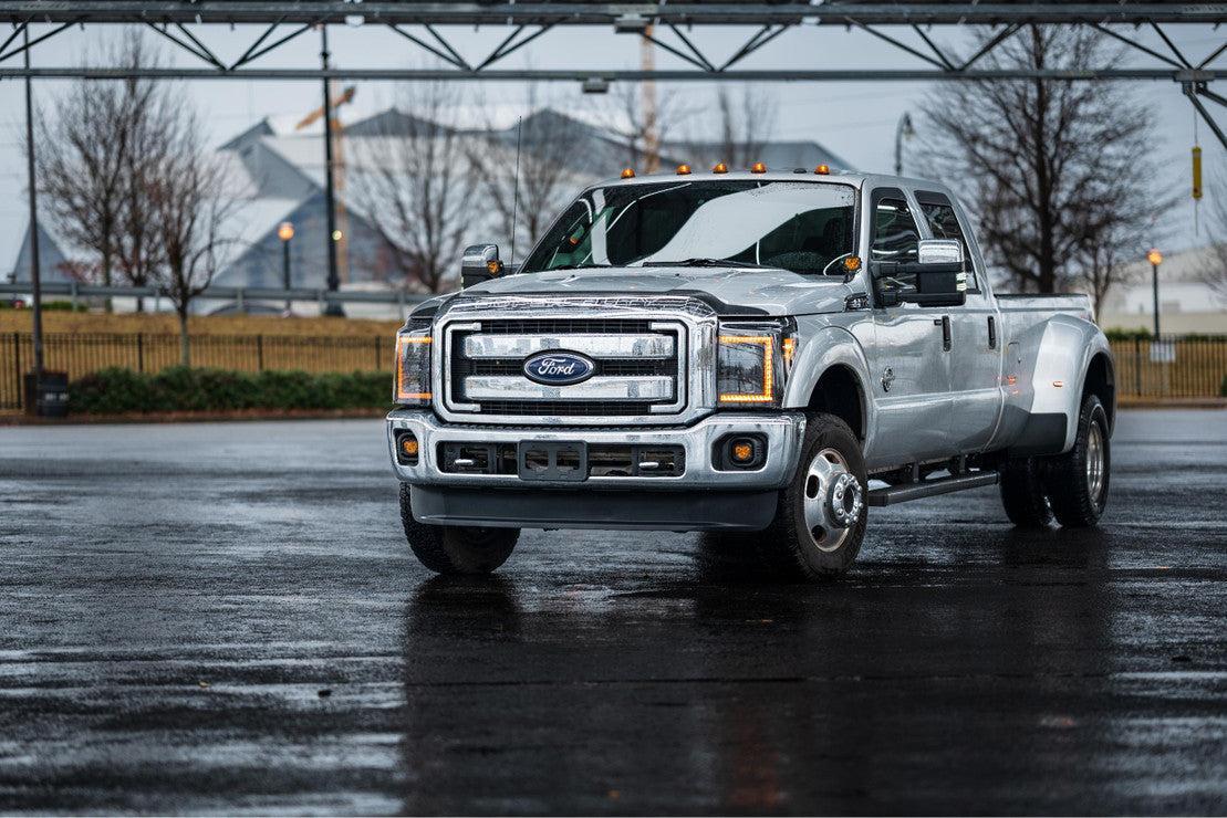 Ford Super Duty (11 - 16): Morimoto XB LED Headlights (Amber DRL) - Headlights - Morimoto XB LED Headlights