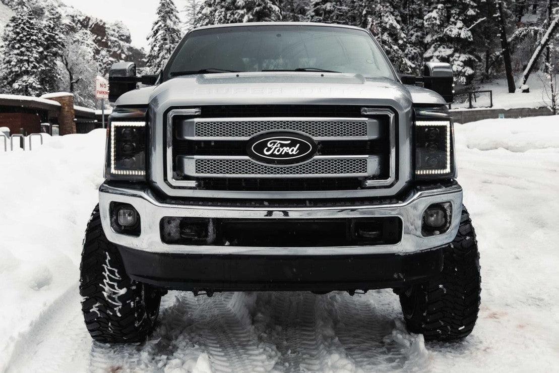 Ford Super Duty (11 - 16): Morimoto XB LED Headlights (White DRL) - Headlights - Morimoto XB LED Headlights