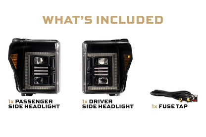 Ford Super Duty (11 - 16 / Set): Morimoto XB Hybrid LED Headlights - Headlights - Morimoto XB LED Headlights