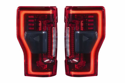 Ford Super Duty (17 - 22) (Pair / Red): Morimoto XB LED Tails - Tail Lights - Morimoto XB LED Tails