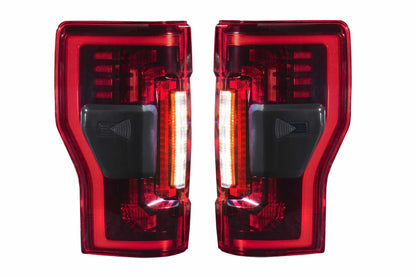 Ford Super Duty (17 - 22) (Pair / Red): Morimoto XB LED Tails - Tail Lights - Morimoto XB LED Tails