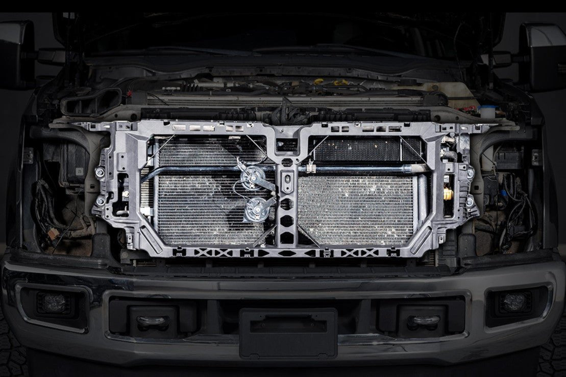 Ford Super Duty Facelift Kit: 17 - 19 To 20 - 22 Front End - Grilles - Morimoto XB LED Headlights