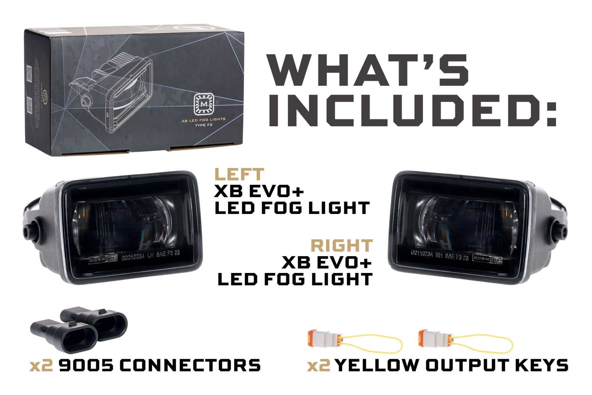 Ford Type F2: Morimoto XB Evo / Evo+ Fog Lights - Fog Lights - Morimoto