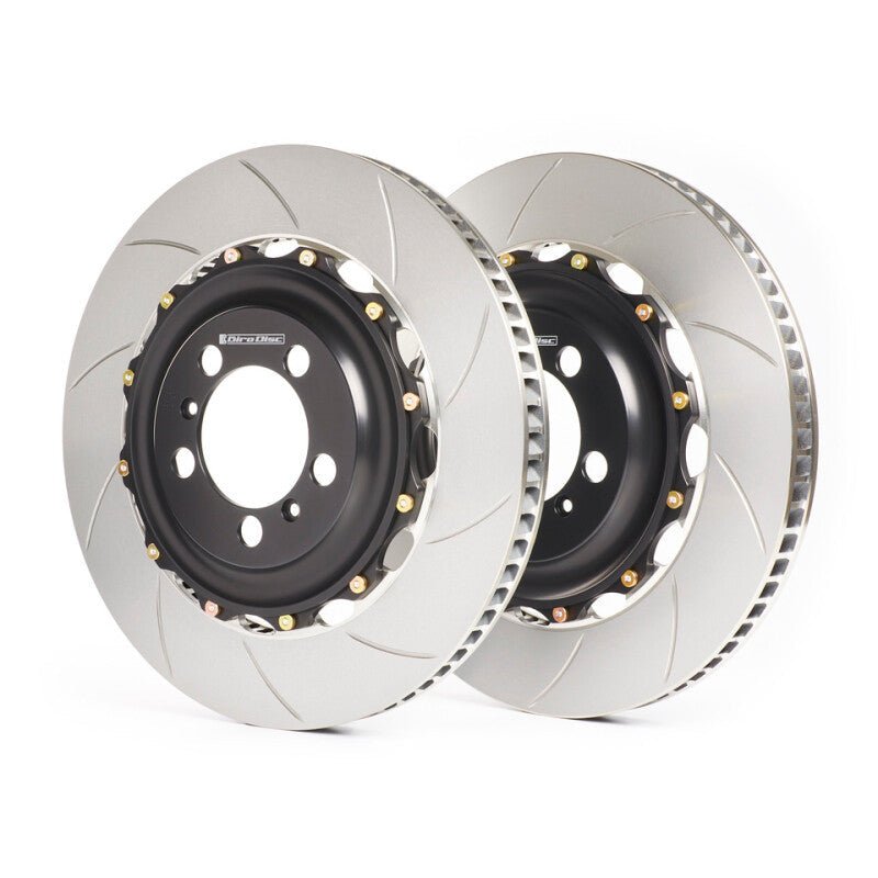 GiroDisc 2021+ Hyundai Elantra N/i30 N / 21-23 Hyundai Kona N Slotted Front Rotors-Brake Rotors - Slotted-GiroDisc