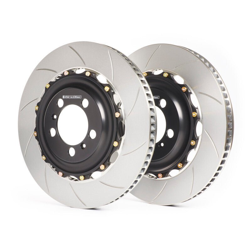 GiroDisc 2022+ Audi RS3 (8Y) Zinc Plated Slotted Front Rotors-Brake Rotors - Slotted-GiroDisc