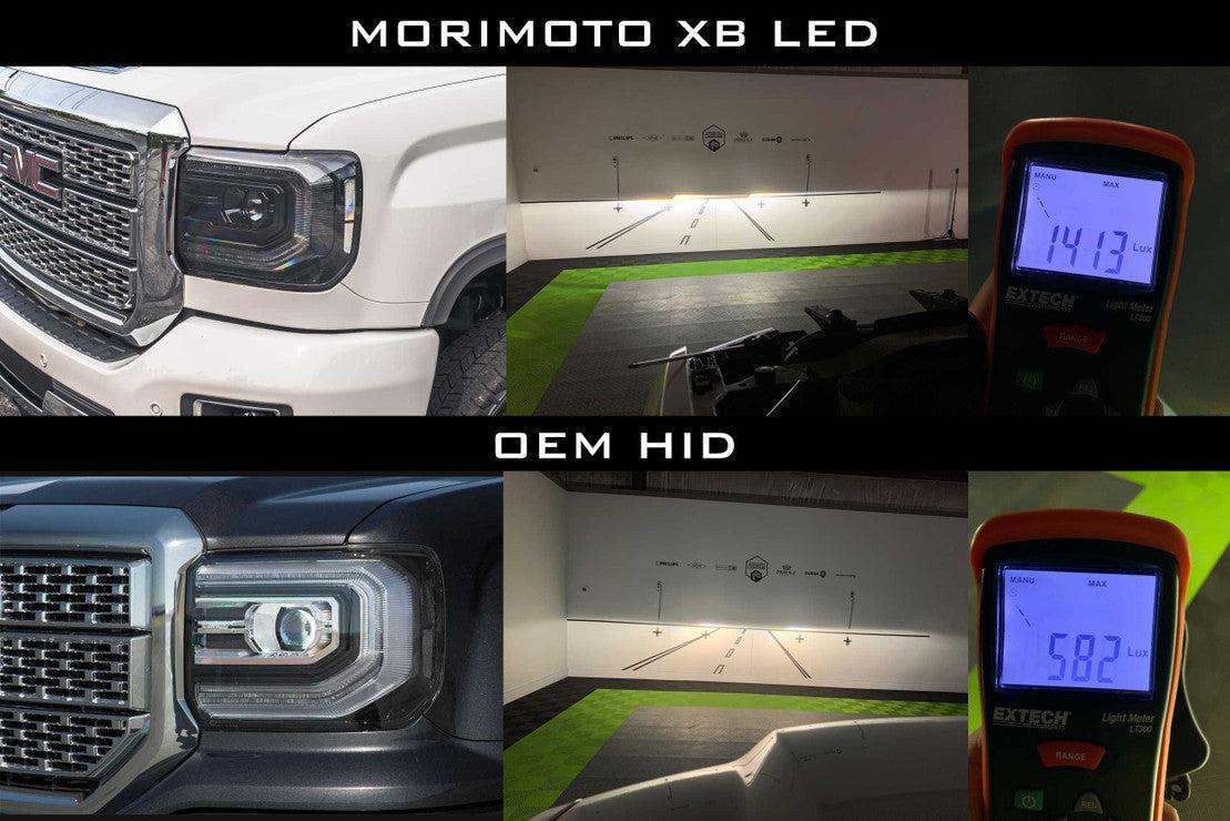 GMC Sierra (14 - 18): Morimoto XB LED Headlights - Headlights - Morimoto XB LED Headlights