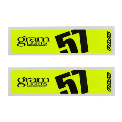 Gram Lights 57DR/CR Spoke Sticker Set - Wheel Decals - Gram Lights