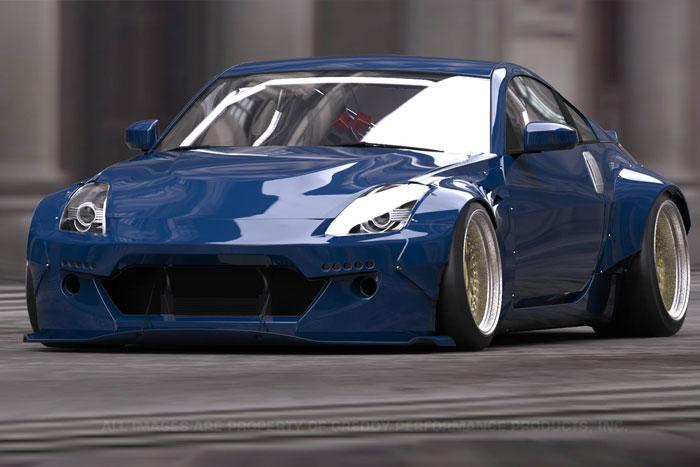 GReddy 03 - 08 Nissan 350Z Rocket Bunny Front Lip - Lips & Splitters - GReddy