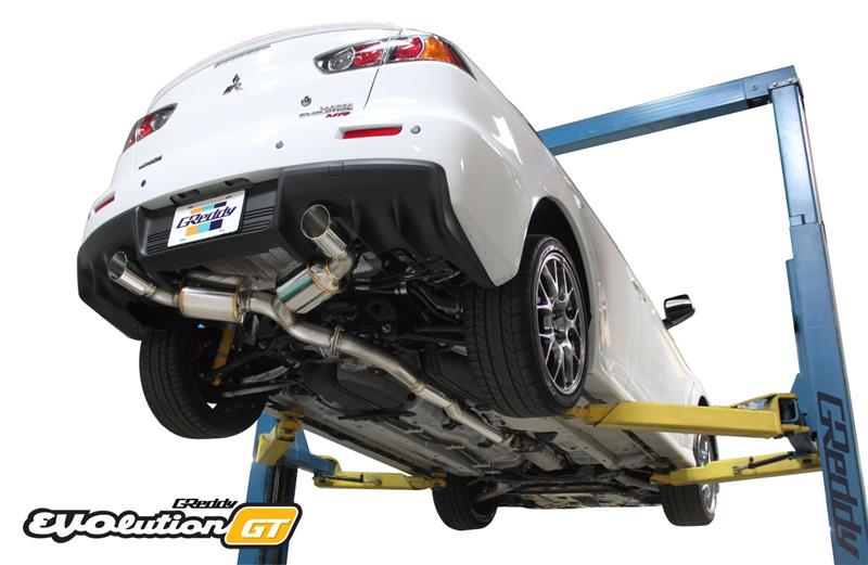GReddy 08 - 14 Mitsubishi Lancer EVO X Evolution GT Exhaust - Catback - GReddy
