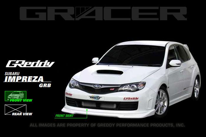 GReddy 08+ WRX & STi Front Lip Spoiler ** Must ask/call to order** - Spoilers - GReddy