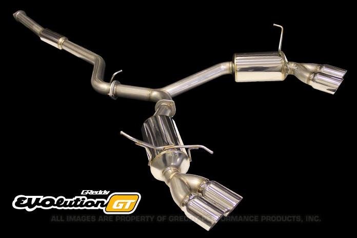 GReddy 11 - 14 Subaru STI Sedan Evolution GT Exhaust - Catback - GReddy