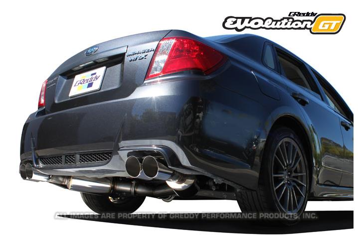 GReddy 11 - 14 Subaru STI Sedan Evolution GT Exhaust - Catback - GReddy