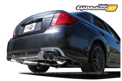 GReddy 11 - 14 Subaru STI Sedan Evolution GT Exhaust - Catback - GReddy
