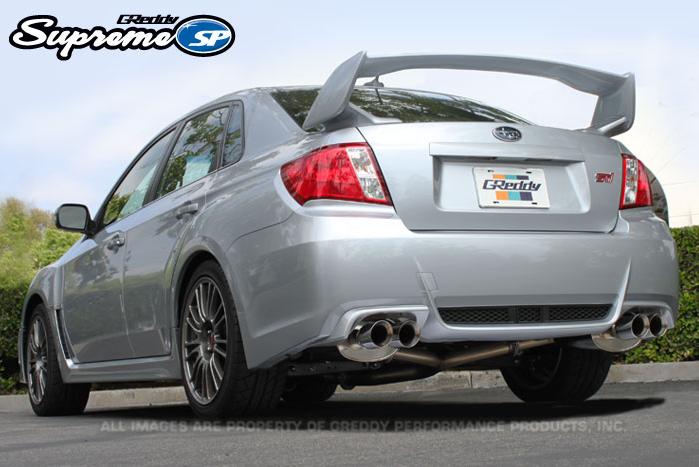GReddy 11 - 14 Subaru STI Sedan Supreme SP Exhaust - Catback - GReddy