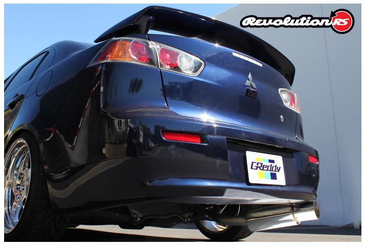 GReddy 12 - 14 Mitsubishi Lancer GT Revolution Exhaust - Catback - GReddy