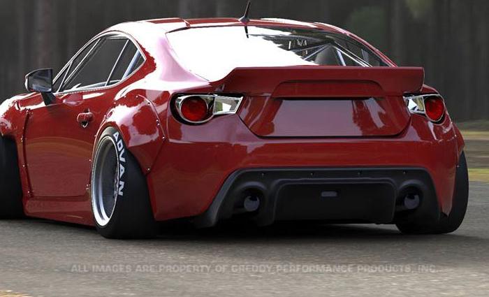 GReddy 13+ Scion FR - S Version 3 Greddy X Rocket Bunny 86 Aero Rear Aero Wing Only - Spoilers - GReddy