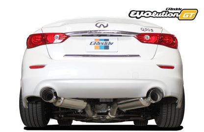 GReddy 16+ Infiniti Q50 Evolution (RWD ONLY) GT Cat - Back Exhaust - Catback - GReddy