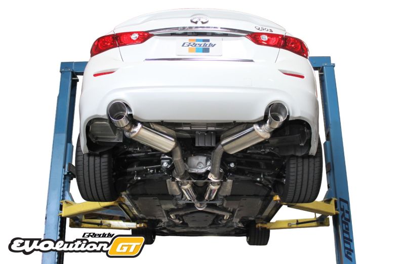 GReddy 16+ Infiniti Q50 Evolution (RWD ONLY) GT Cat - Back Exhaust - Catback - GReddy