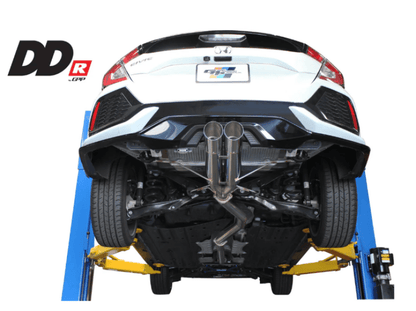 GReddy 2017+ Honda Civic Sport 5DR/Type - R DD - R Non - Resonated Exhaust - Catback - GReddy