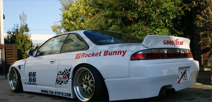 GReddy 94 - 96 Nissan 240SX S14 Rocket Bunny Front Wide Fenders Ver. 1 - Fenders - GReddy