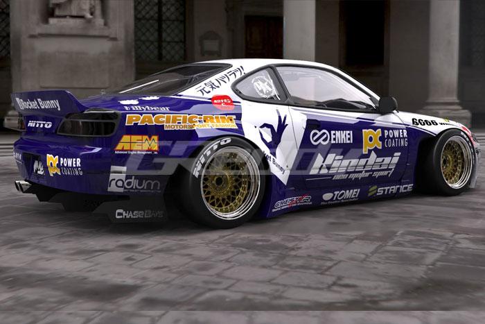 GReddy 99 - 02 Nissan Silvia (S15) Rocket Bunny Wing - Spoilers - GReddy