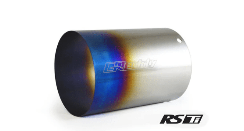 GReddy Burnt Titanium Tip 115mm Diameter 170mm Length (for Revolution RS / RS - TI / RS - Race) - Tips - GReddy
