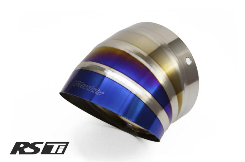 GReddy Burnt Titanium Turndown Tip 115mm Diameter 120mm Length (for Revolution RS / RS - TI / RS - Race) - Tips - GReddy