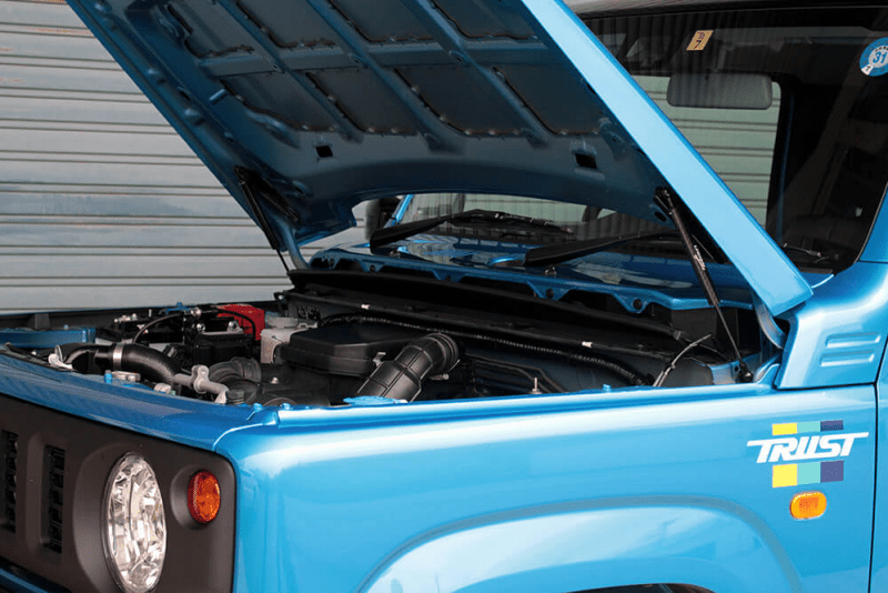 GReddy Engine Hood Lifter Kit 18+ Jimny JB64W (Designed for OEM weight hoods.) - Hood Struts - GReddy