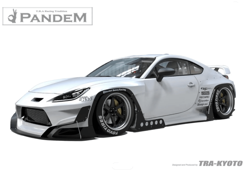 GReddy Pandem 2022+ Toyota GR86 (ZN8) Rocket Bunny Front Splitter - Lips & Splitters - GReddy