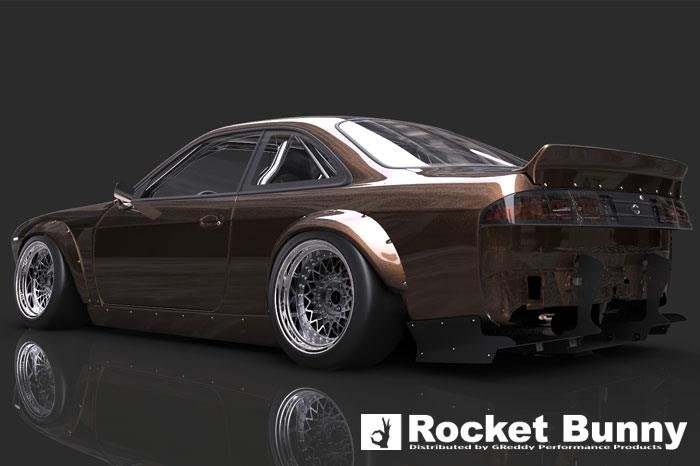 GReddy Pandem 95 - 98 Nissan 240SX Rocket Bunny S14 V2 Front Lip - Lips & Splitters - GReddy