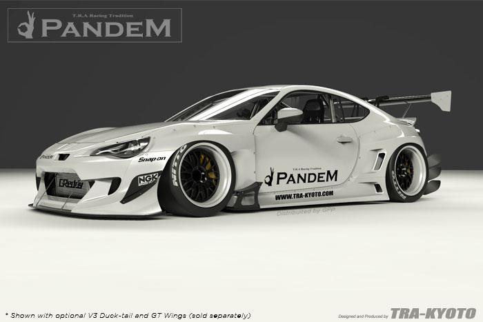 GReddy Scion FR - S Pandem Wide Body V3 Front Splitter - Lips & Splitters - GReddy
