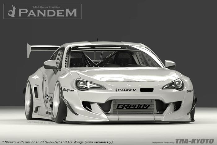 GReddy Scion FR - S Pandem Wide Body V3 Front Splitter - Lips & Splitters - GReddy