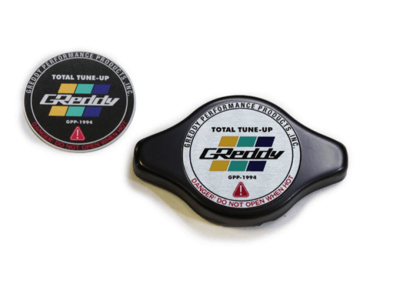 GReddy Type - N No Relief Radiator Cap Most Honda / Some Toyota - Black - Radiator Caps - GReddy