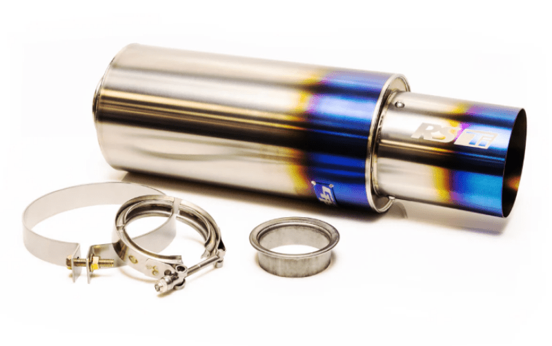 GReddy Universal 2.5in 3 - Bolt Tip Revolution Ti Muffler - Muffler - GReddy