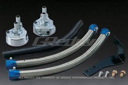 GReddy Universal Oil Filter Relocation Kit - 3/4x16 UNF - Oil Filter Other - GReddy