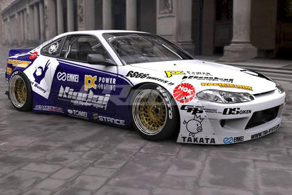 GReddy X Rocket Bunny S15 Rear Fenders for 1999 - 2002 Nissan Silvia - Fenders - GReddy