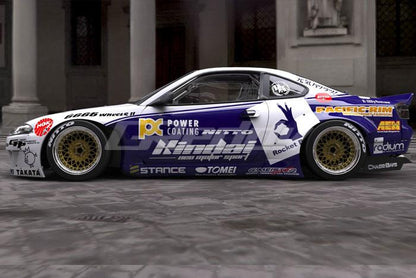 GReddy X Rocket Bunny S15 Rear Fenders for 1999 - 2002 Nissan Silvia - Fenders - GReddy