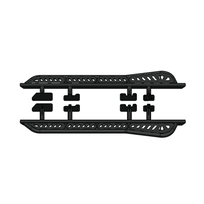 Greenlane Offroad 4TH GEN TACOMA ALUMINUM SLIDERS WITH REAR KICK OUT