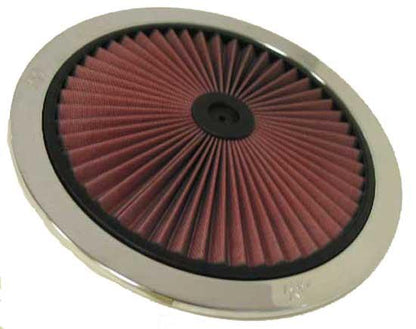 K&N X-Stream Top Assembly 14in OD 5.125in Neck Flange 4.62in H w/Vent