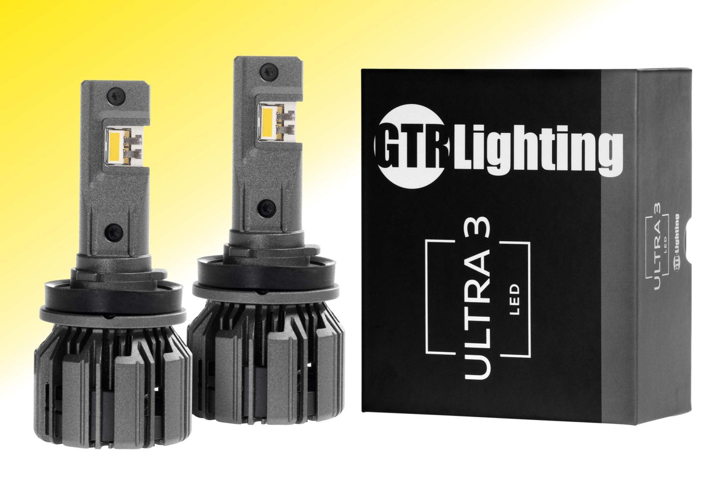 H11/H9/H8: GTR Lighting Ultra 3 Yellow (Pair) - LED Bulbs - GTR Lighting