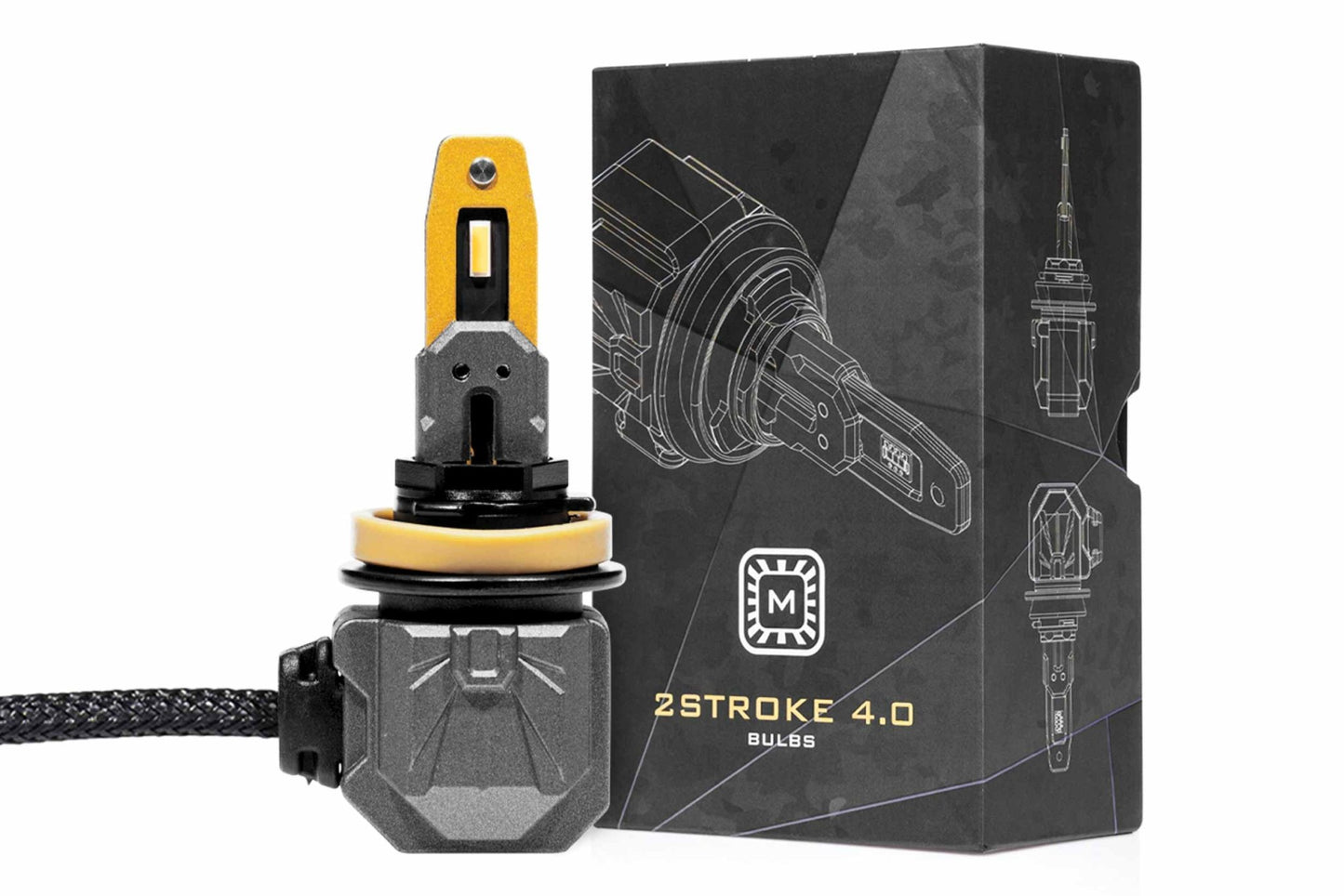 H11/H9/H8: Morimoto 2Stroke 4.0 LED Bulbs (Yellow) - LED Low/High/Fog - Morimoto