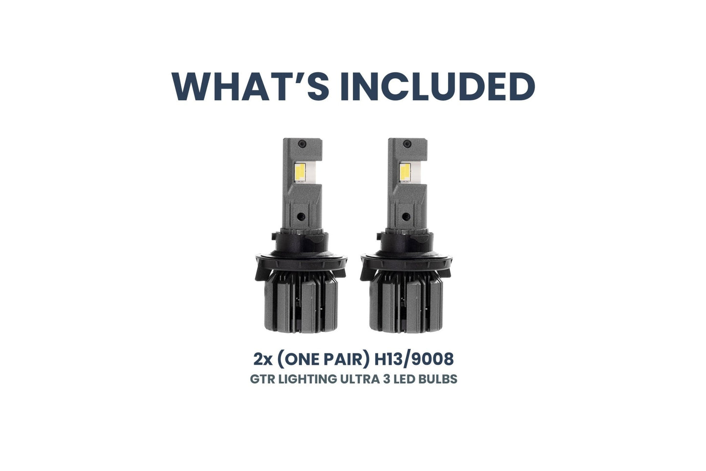 H13/9008: GTR Lighting Ultra 3 (Hi/Lo / Pair) - LED Bulbs - GTR Lighting
