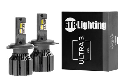 H4/9003: GTR Lighting Ultra 3 (Hi/Lo / Pair) - LED Bulbs - GTR Lighting