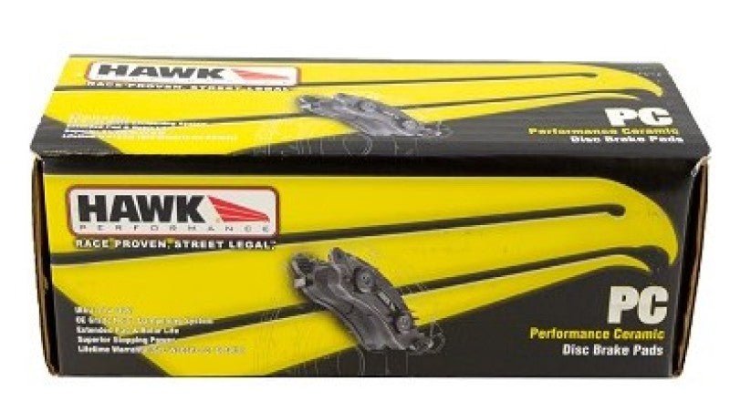 Hawk 15-17 Ford Mustang Performance Ceramic Rear Brake Pads-Brake Pads - Performance-Hawk Performance