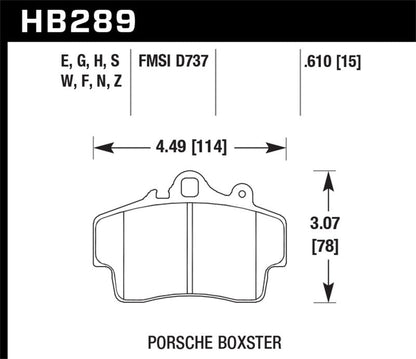 Hawk HP+ Street Brake Pads-Brake Pads - Performance-Hawk Performance