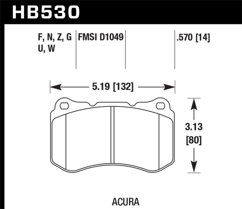 Hawk HP+ Street Brake Pads-Brake Pads - Performance-Hawk Performance